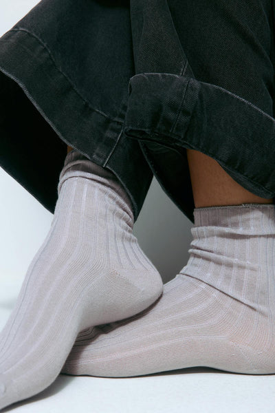 Ribbed socks