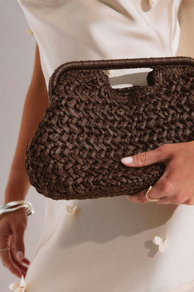 Straw handbag