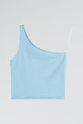 Joline one shoulder top - Blue bell