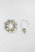 Aubrey pearl hair ties - Blanc cassé