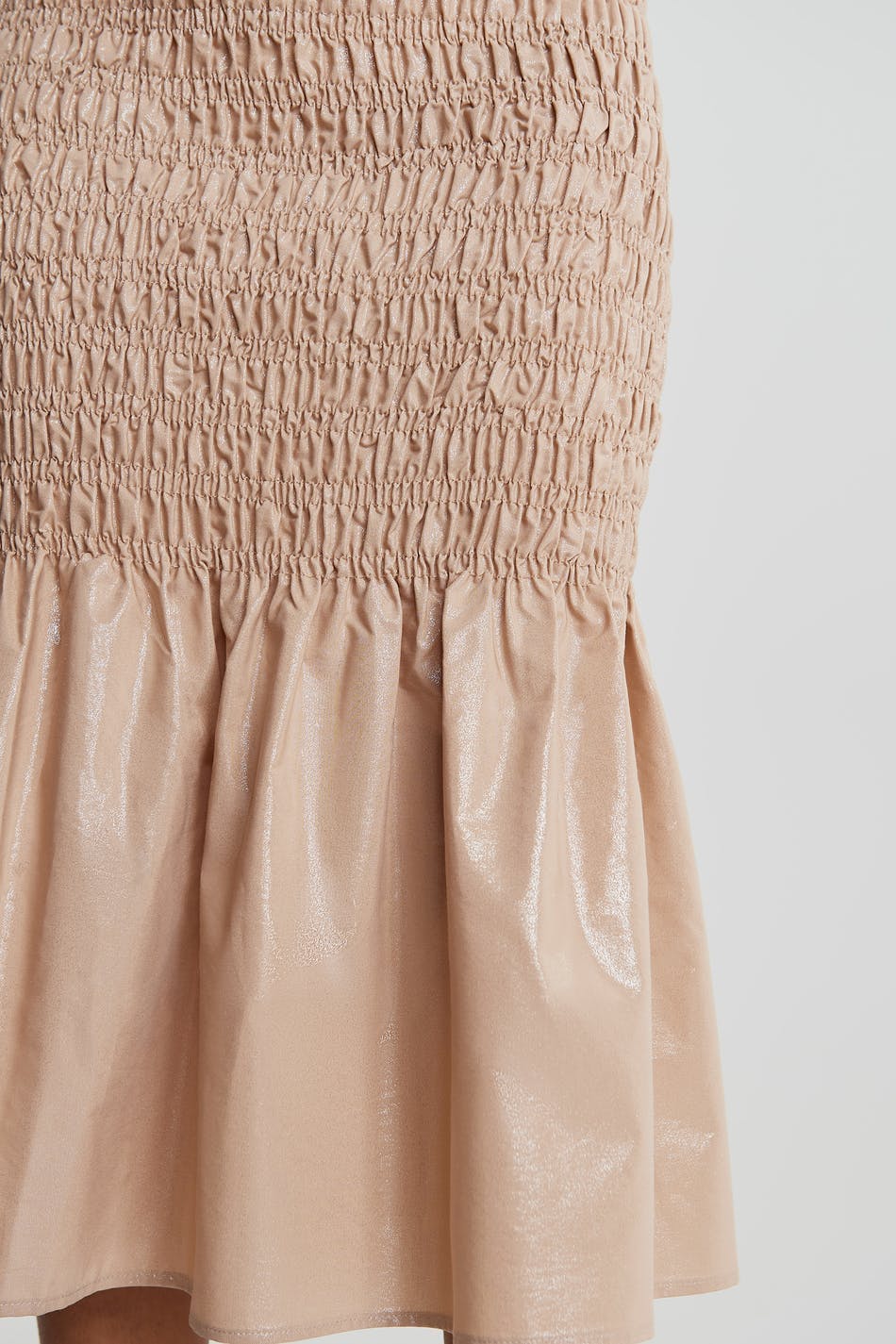Vivvi smock skirt - Beige/silver
