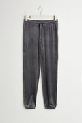 Cecilia velour sweatpants - Gris anthracite