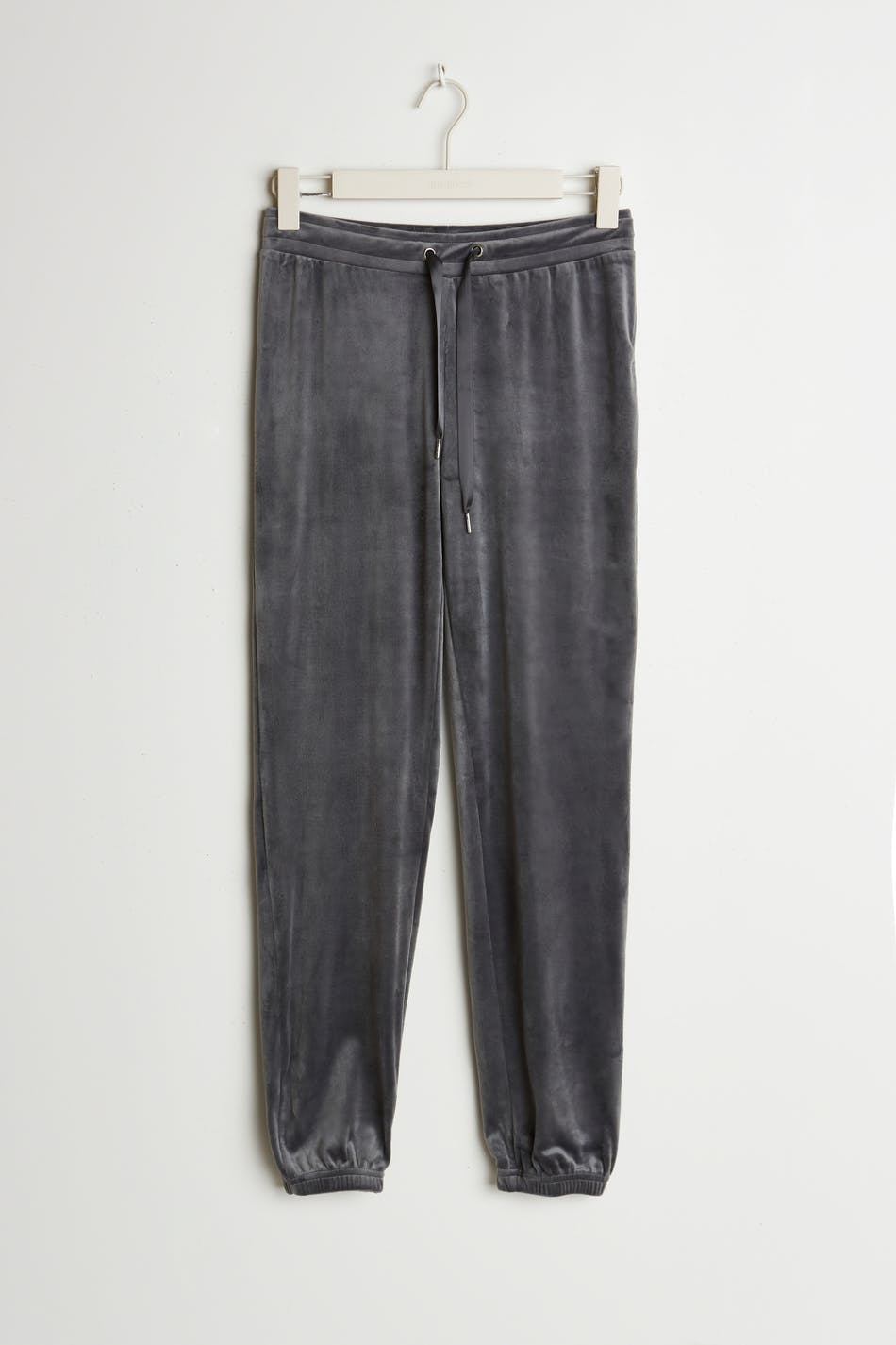 Cecilia velour sweatpants - Gris anthracite