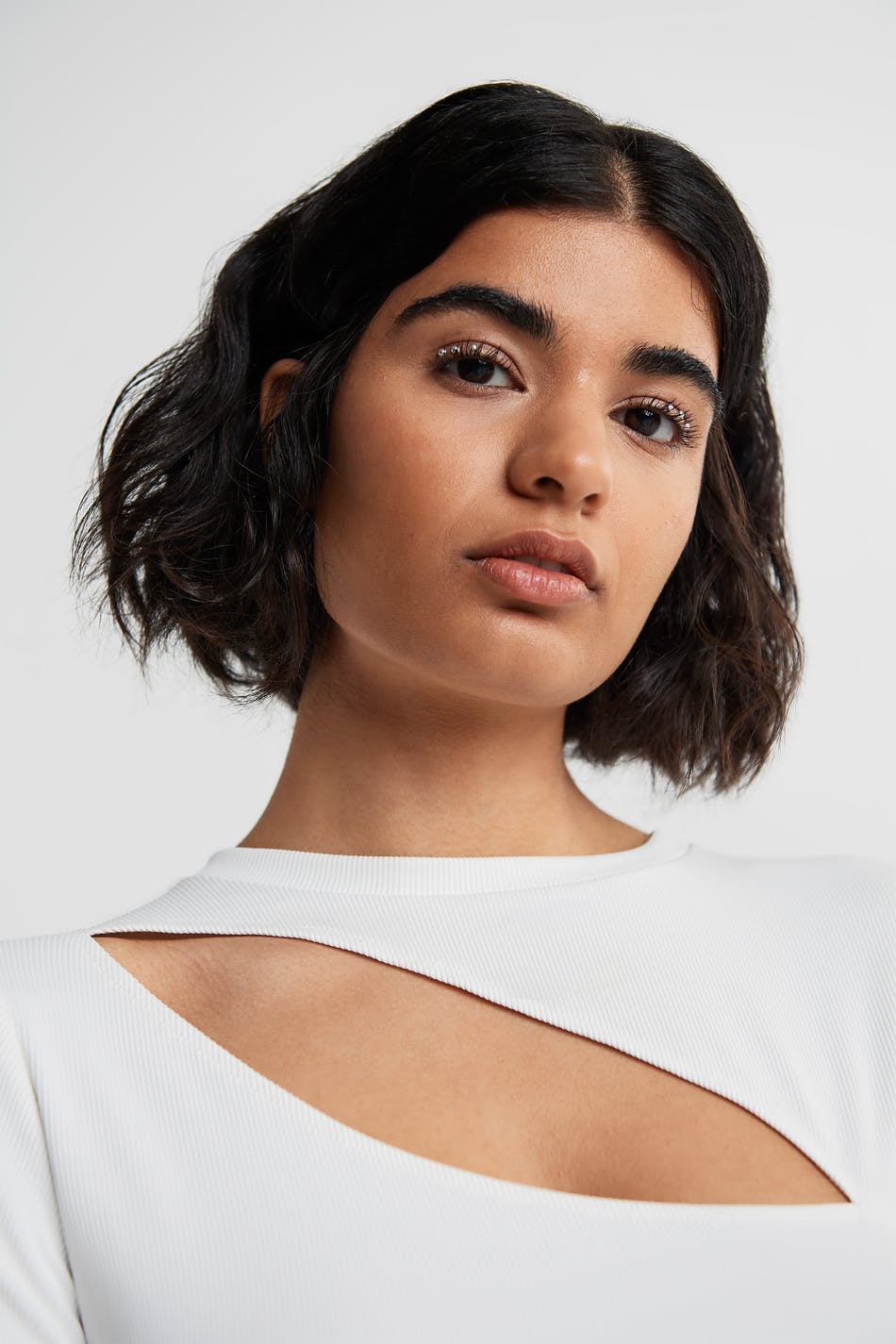 Belle cutout top - Blanc cassé