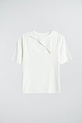 Belle cutout top - Blanc cassé