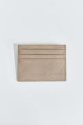 Card holder - Beige/suede