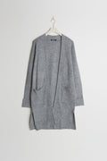 Billie knitted cardigan - Grey melange