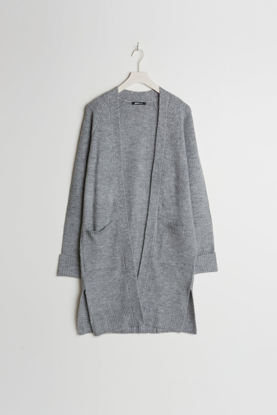 Billie knitted cardigan - Grey melange