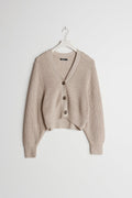 Kaija knitted cardigan - Soft beige