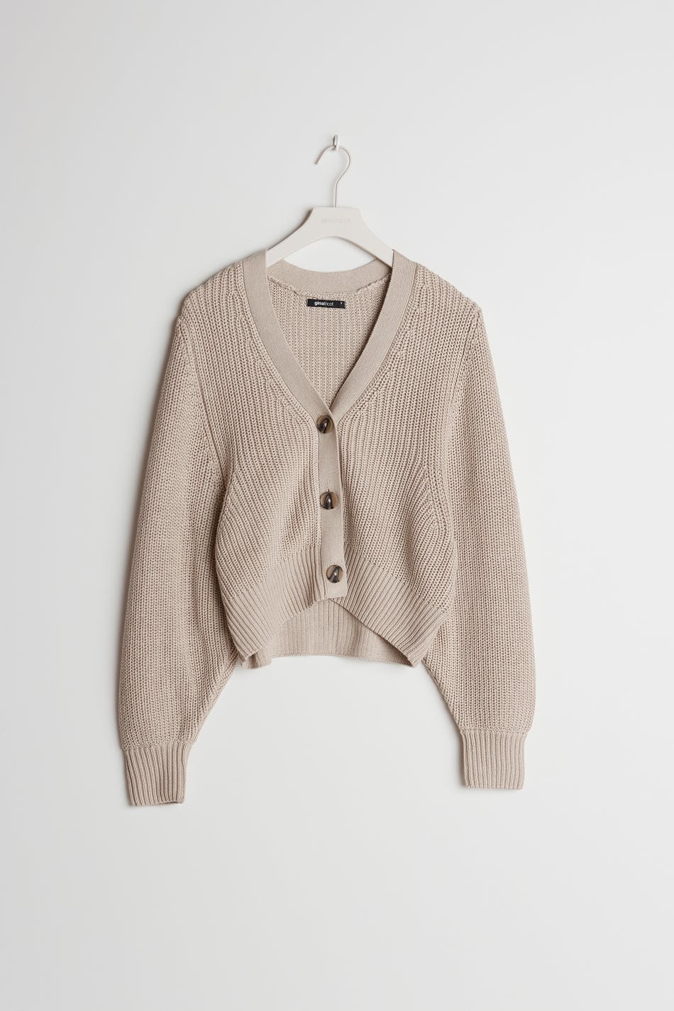 Kaija knitted cardigan - Soft beige