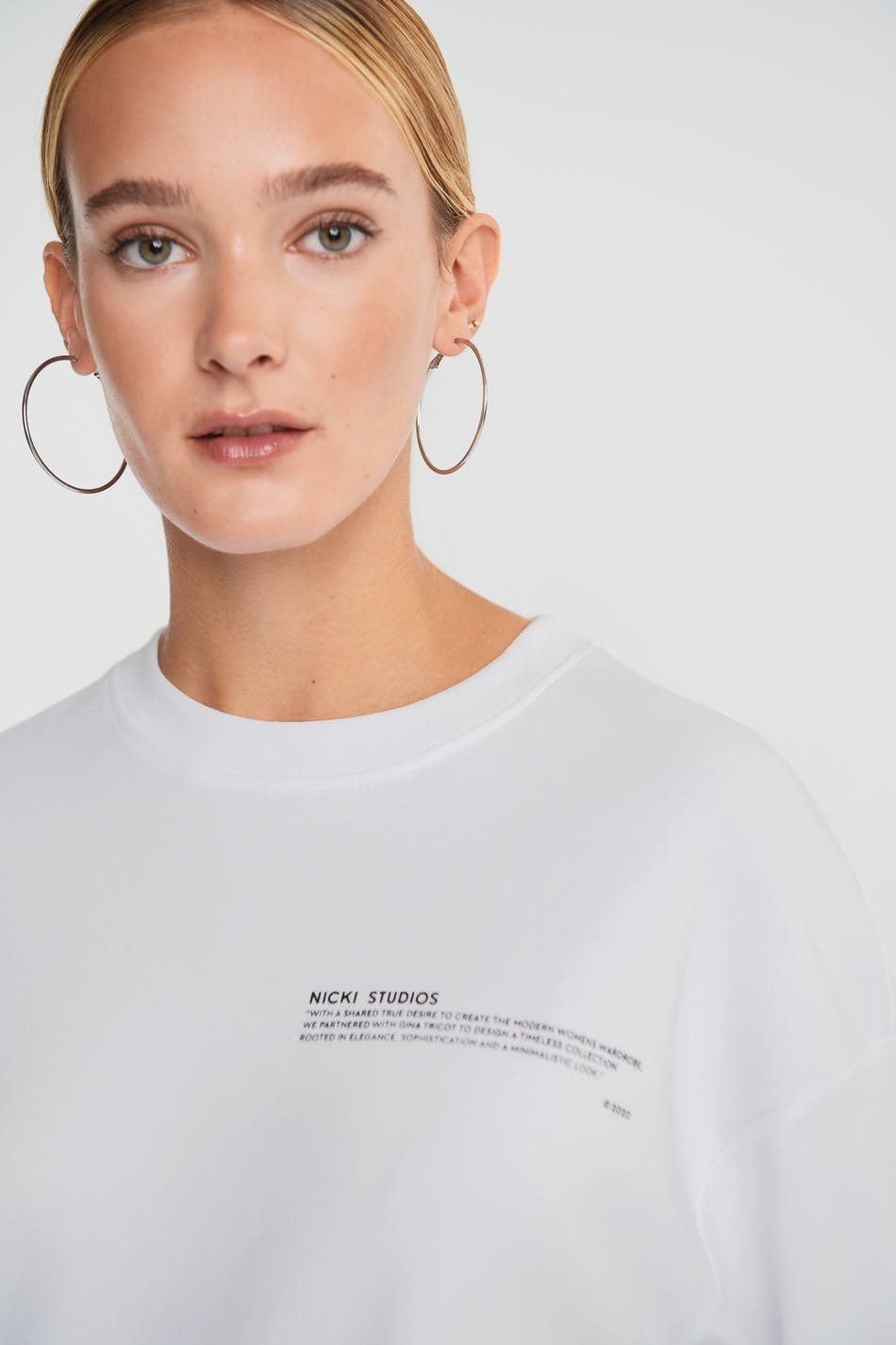 Nicki t-shirt - White/print