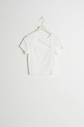 Hedvig cutout top - Blanc cassé