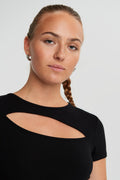 Hedvig cutout top - Blanc cassé