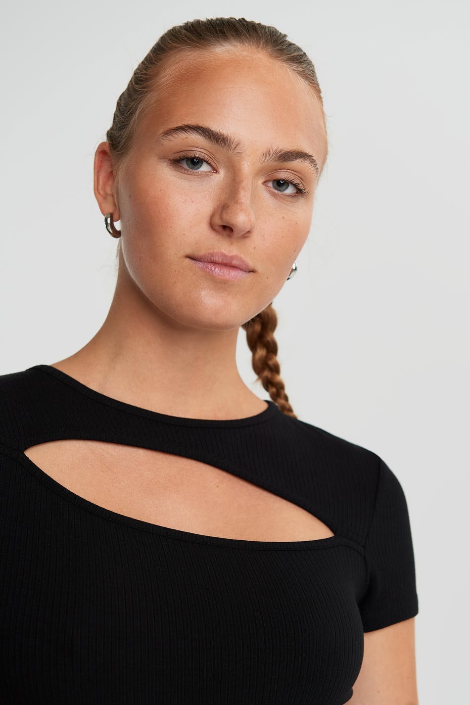 Hedvig cutout top - Blanc cassé