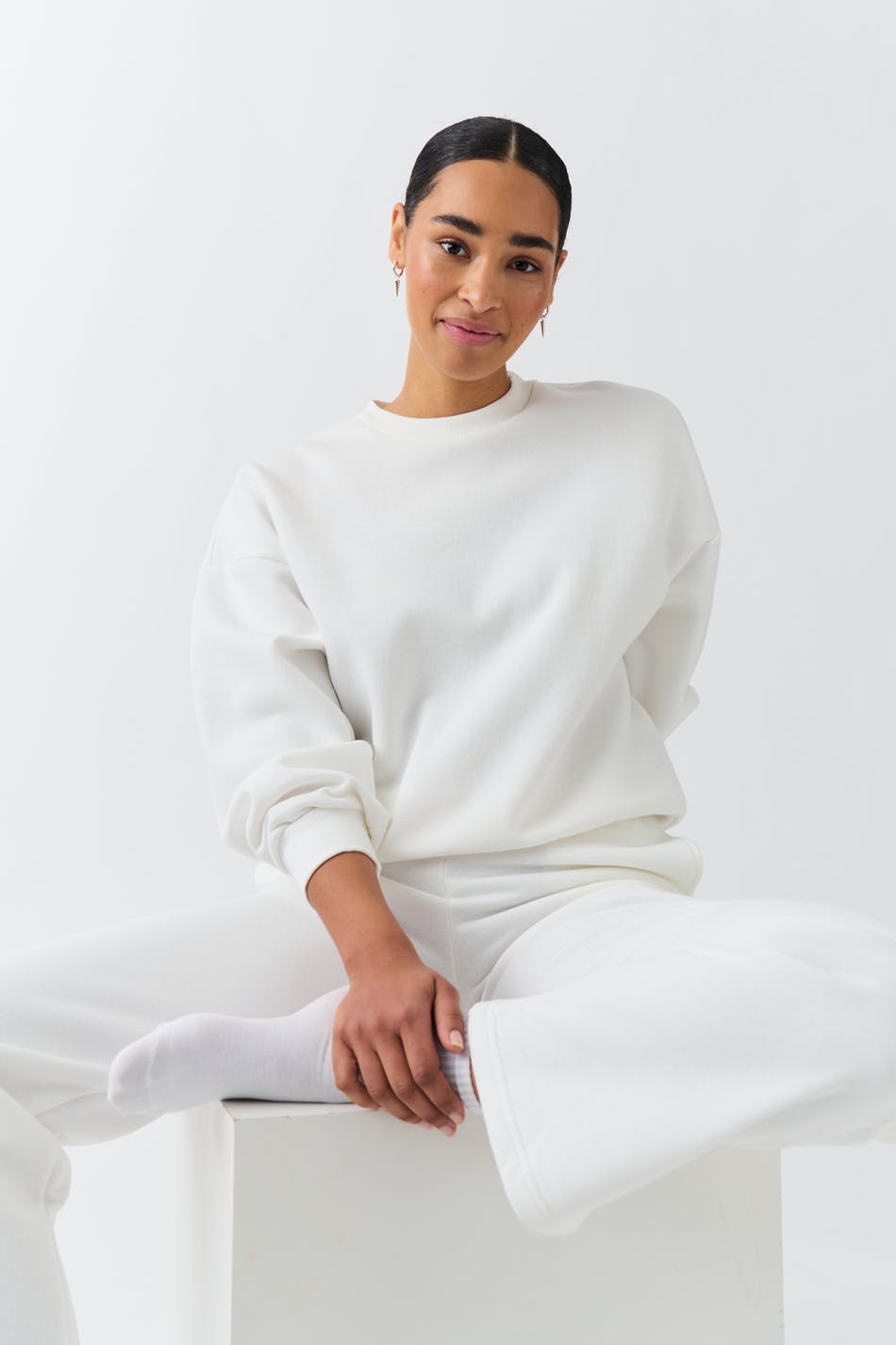 Basic sweater - Blanc cassé