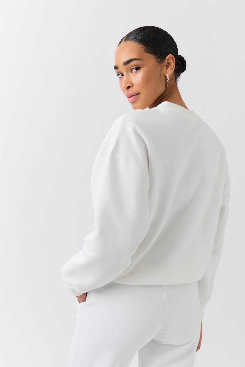Basic sweater - Blanc cassé