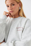 Printed sweater - Gey/san fran
