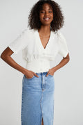 Isabella top - Blanc cassé