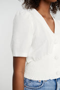 Isabella top - Blanc cassé