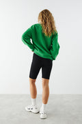 basic long biker pants - Noir