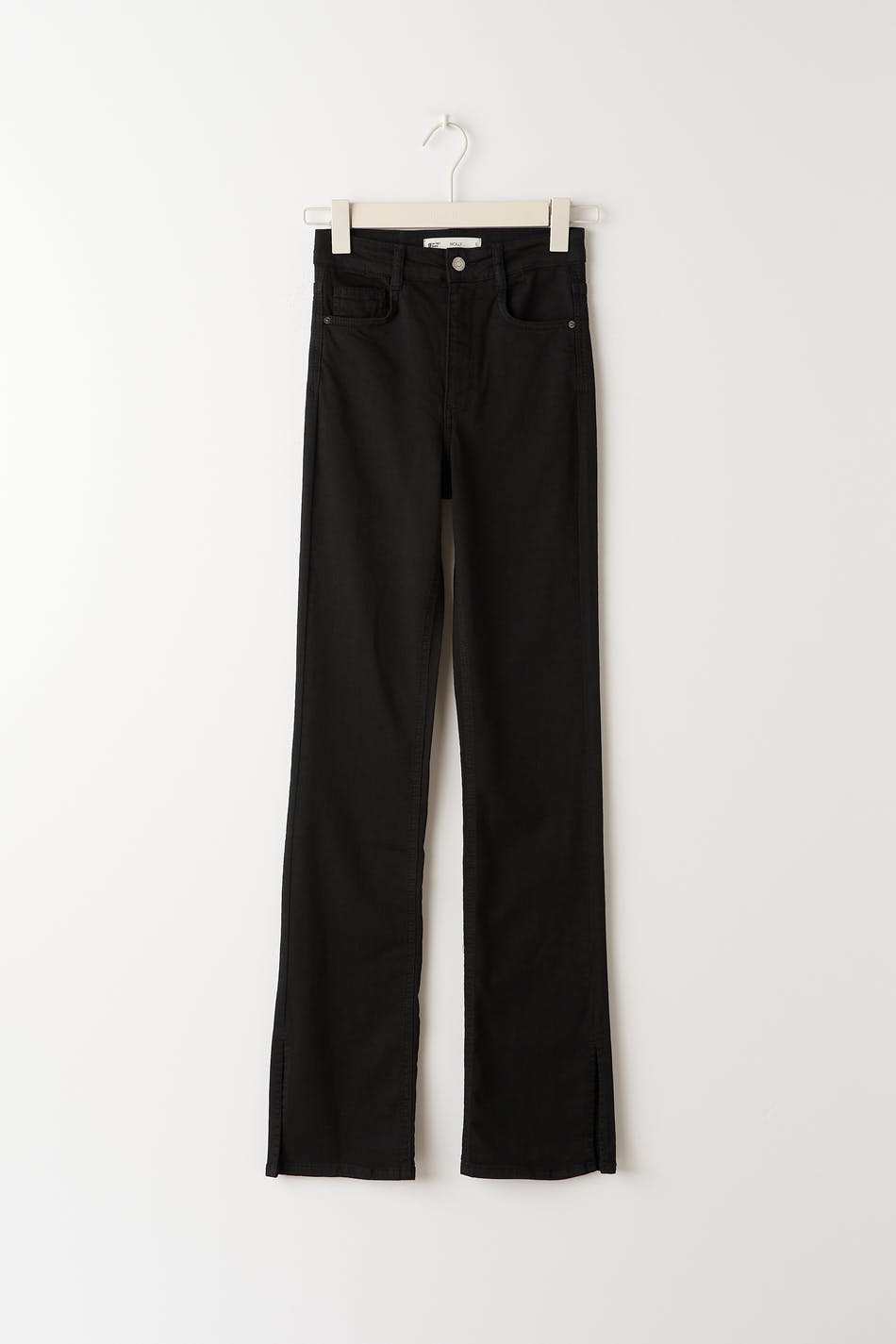 Molly slit jeans - Noir