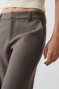 straight regular trousers - Lavender fog