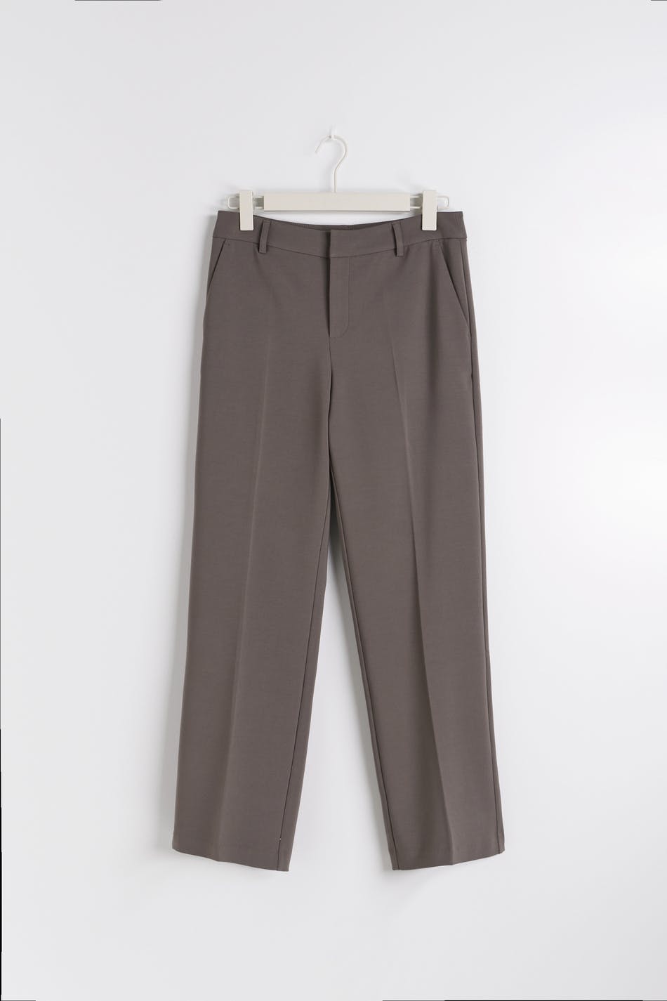straight regular trousers - Lavender fog
