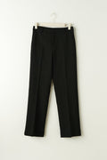 straight regular trousers - Noir