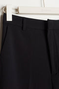straight petite trousers - Noir
