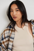 basic rib tank - Blanc