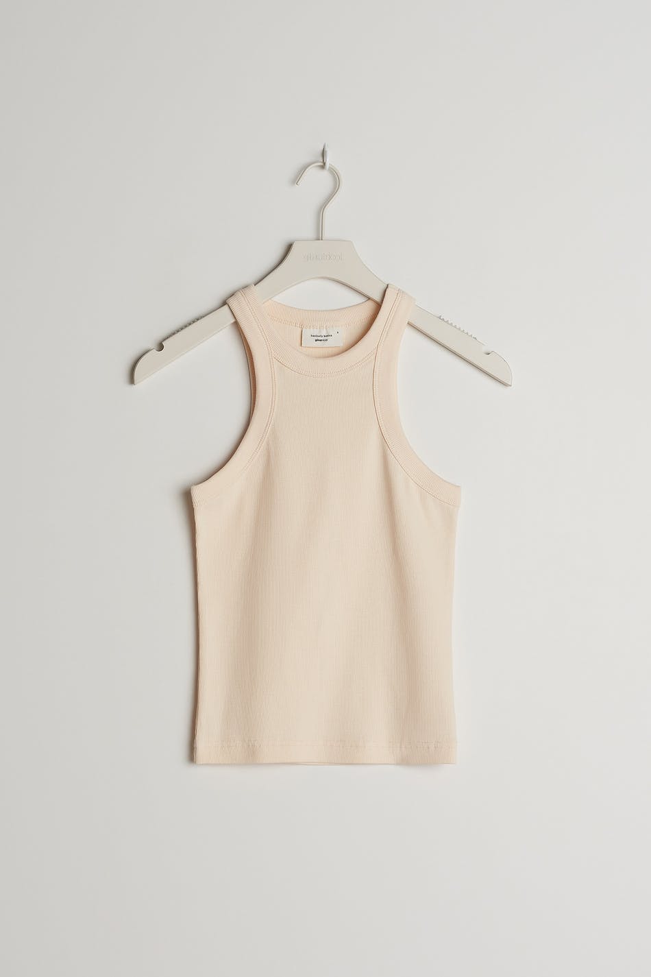 basic rib tank - Blanc