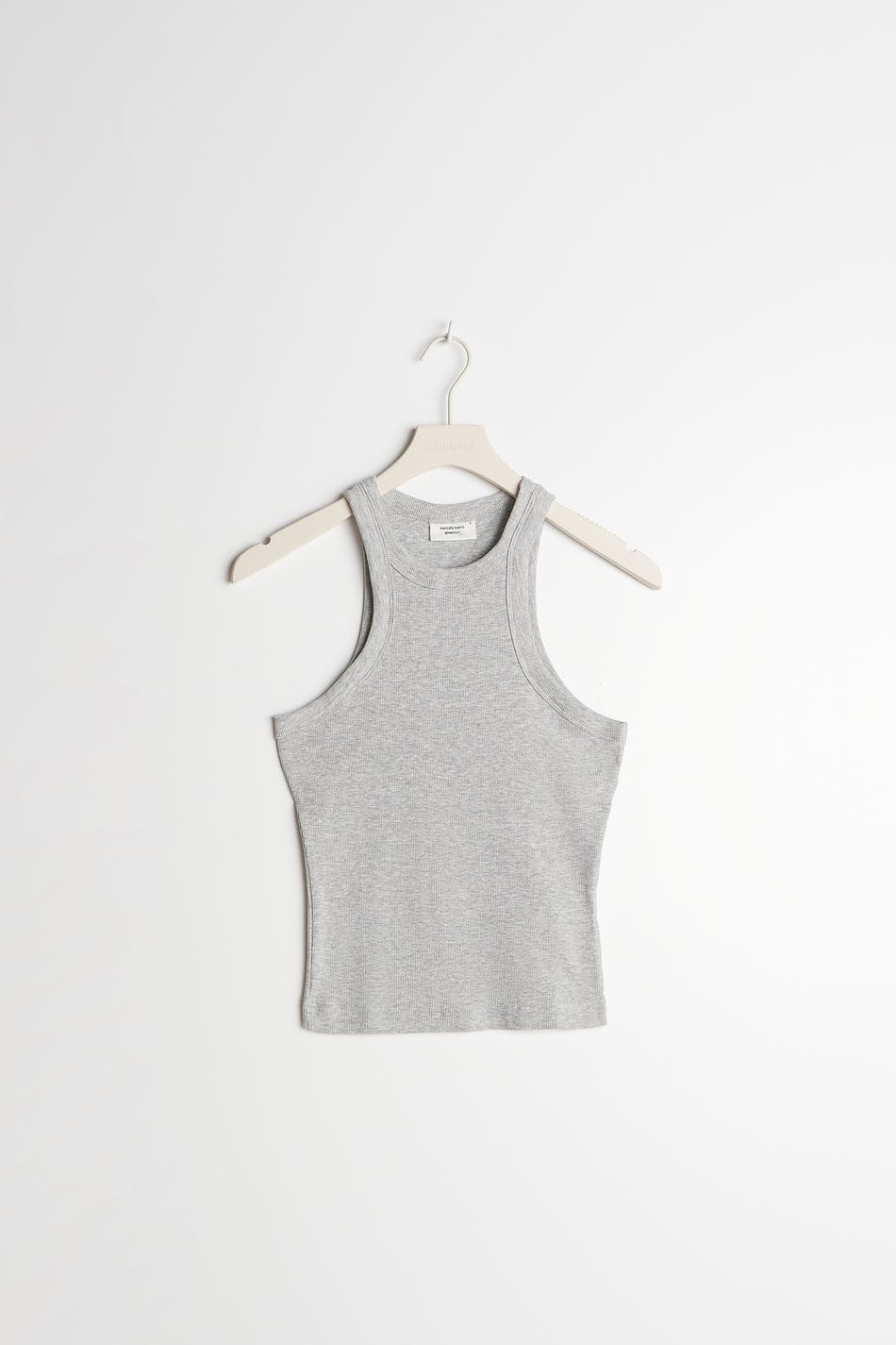 basic rib tank - Ecru