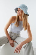 basic rib tank - Grey melange