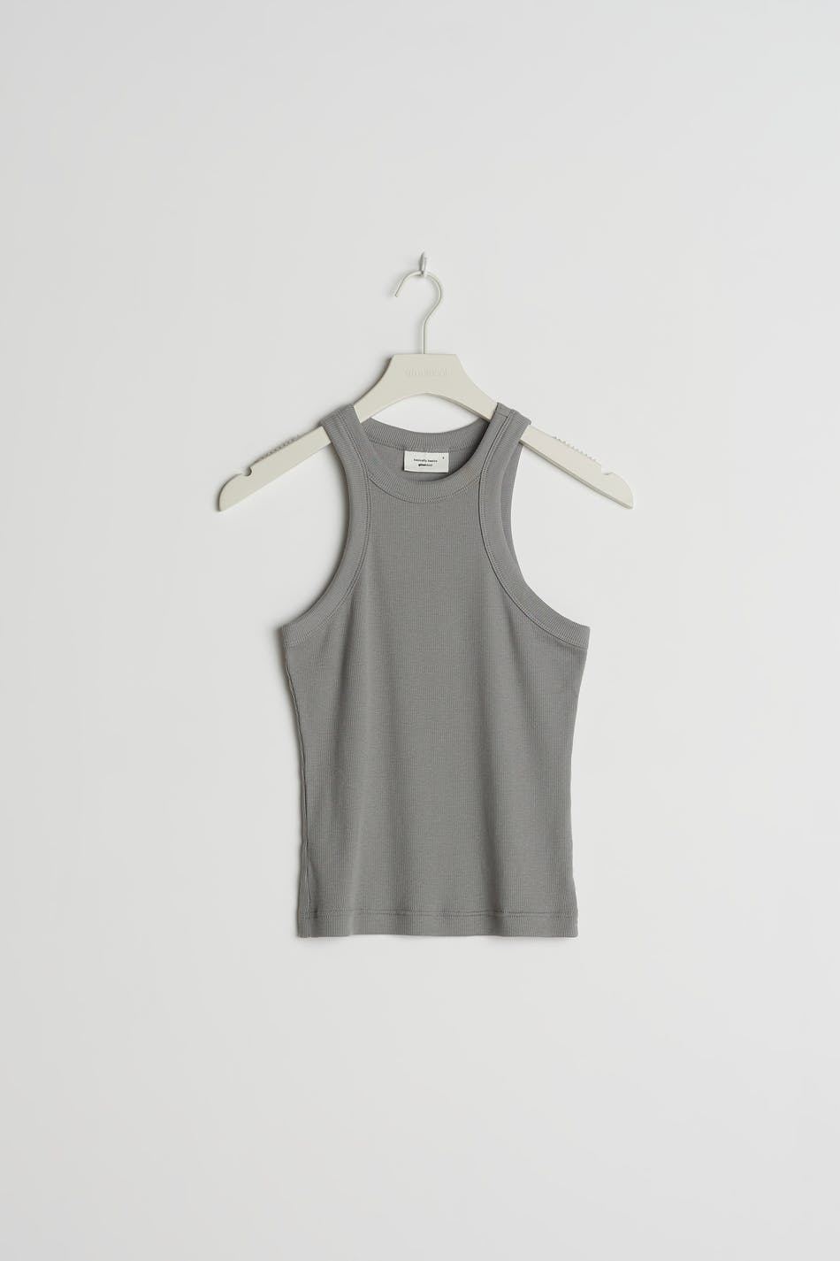 basic rib tank - Ecru
