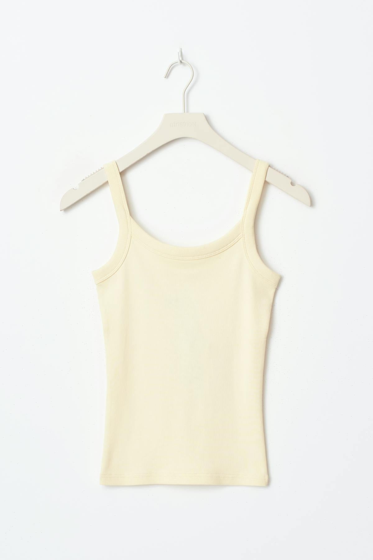 Tight fit rib singlet - Peacoat