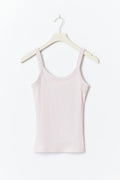 Tight fit rib singlet - Orchid tint