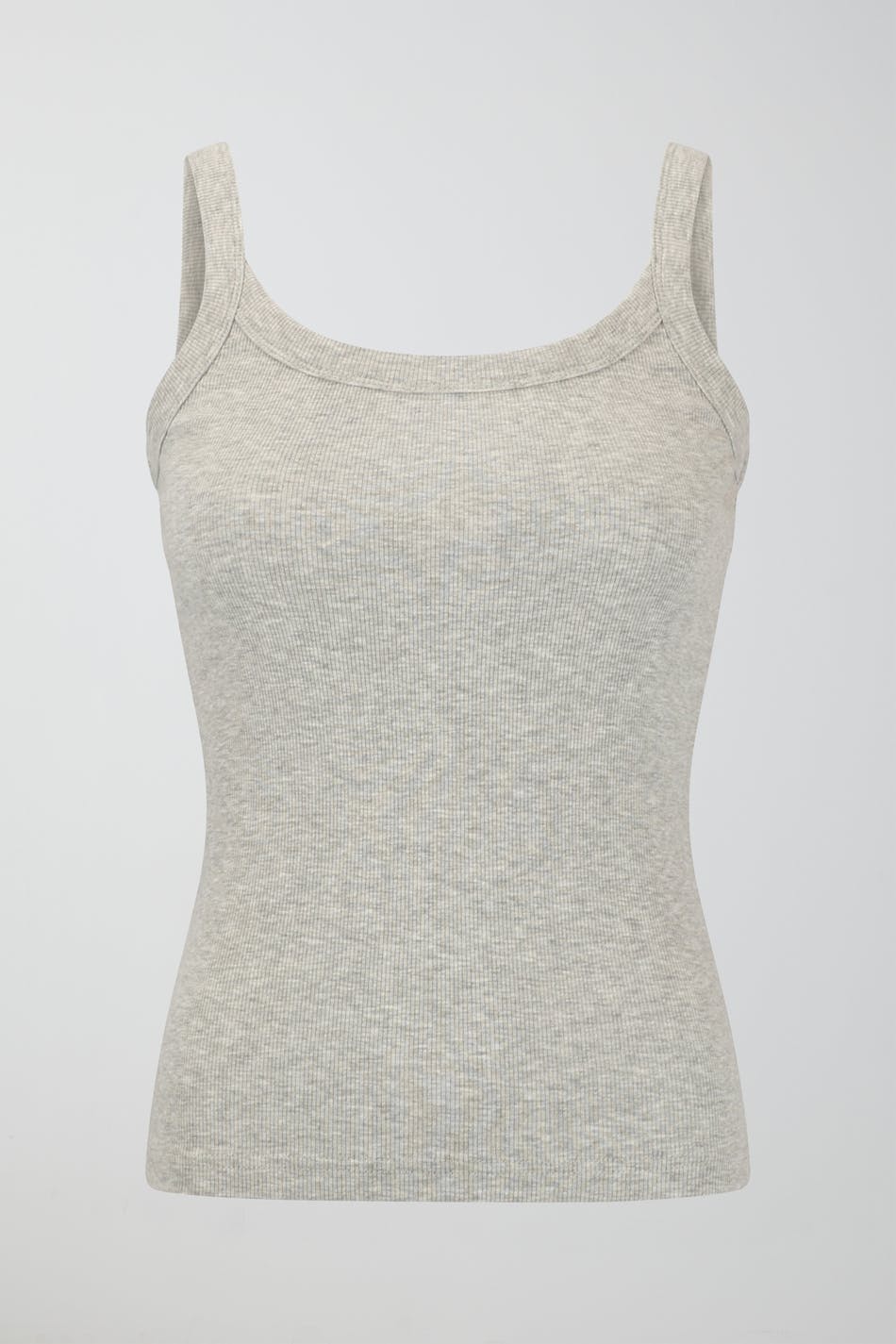 Tight fit rib singlet - Blanc