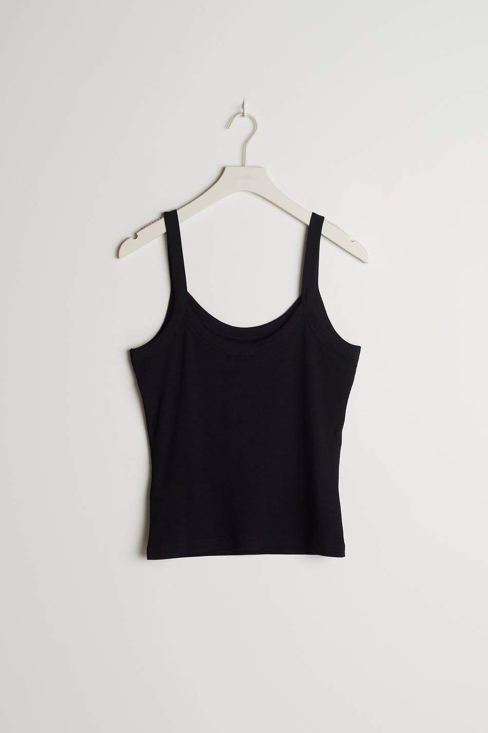 Tight fit rib singlet - Noir