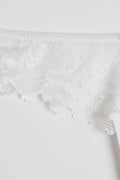 lace string - Blanc