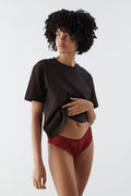 lace string - Noir