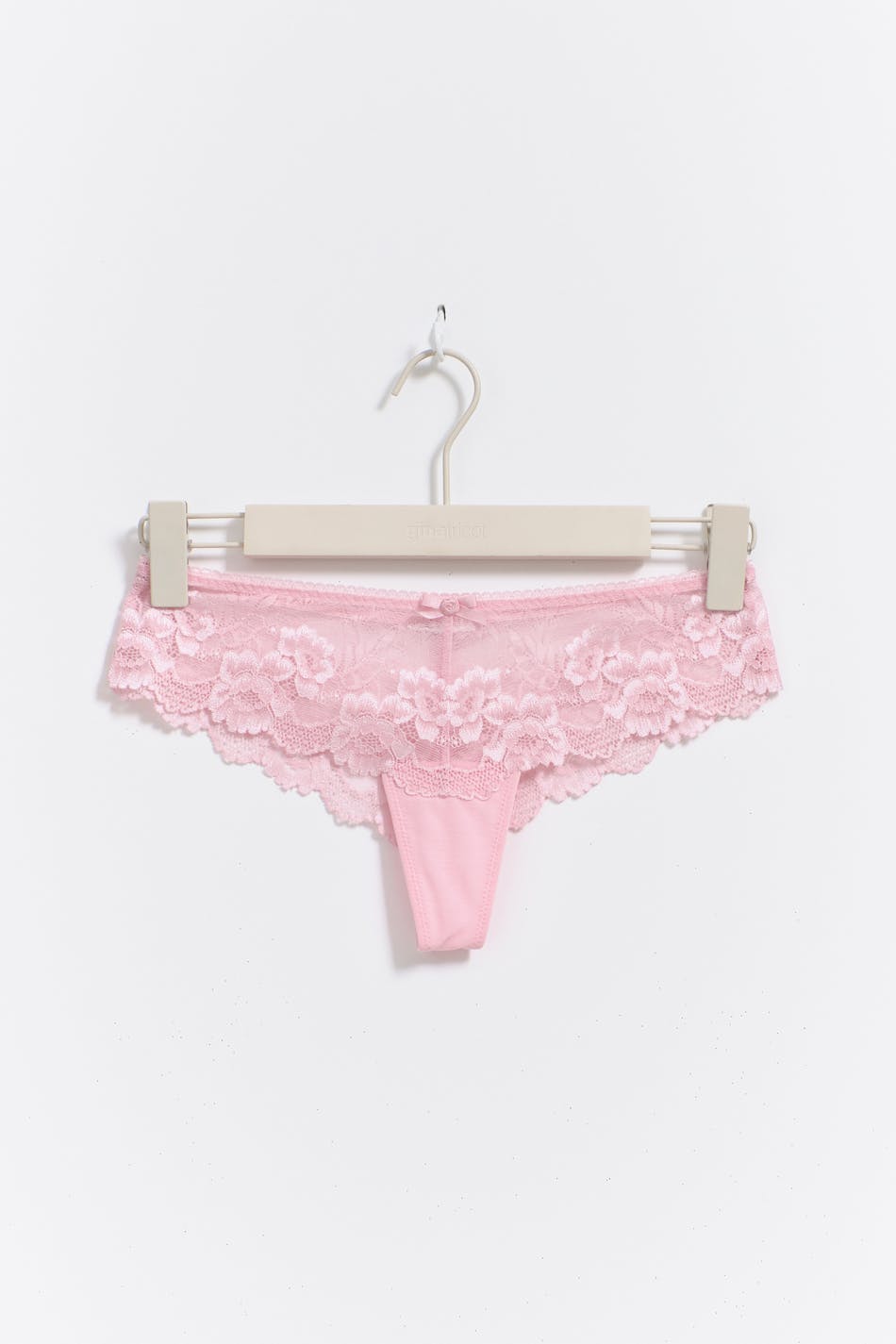 lace string - Pink cloud