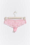 lace string - Pink cloud
