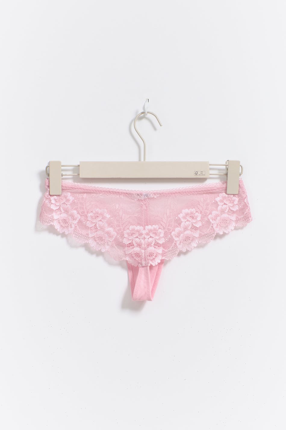 lace string - Pink cloud