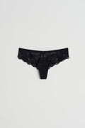 lace string - Blanc