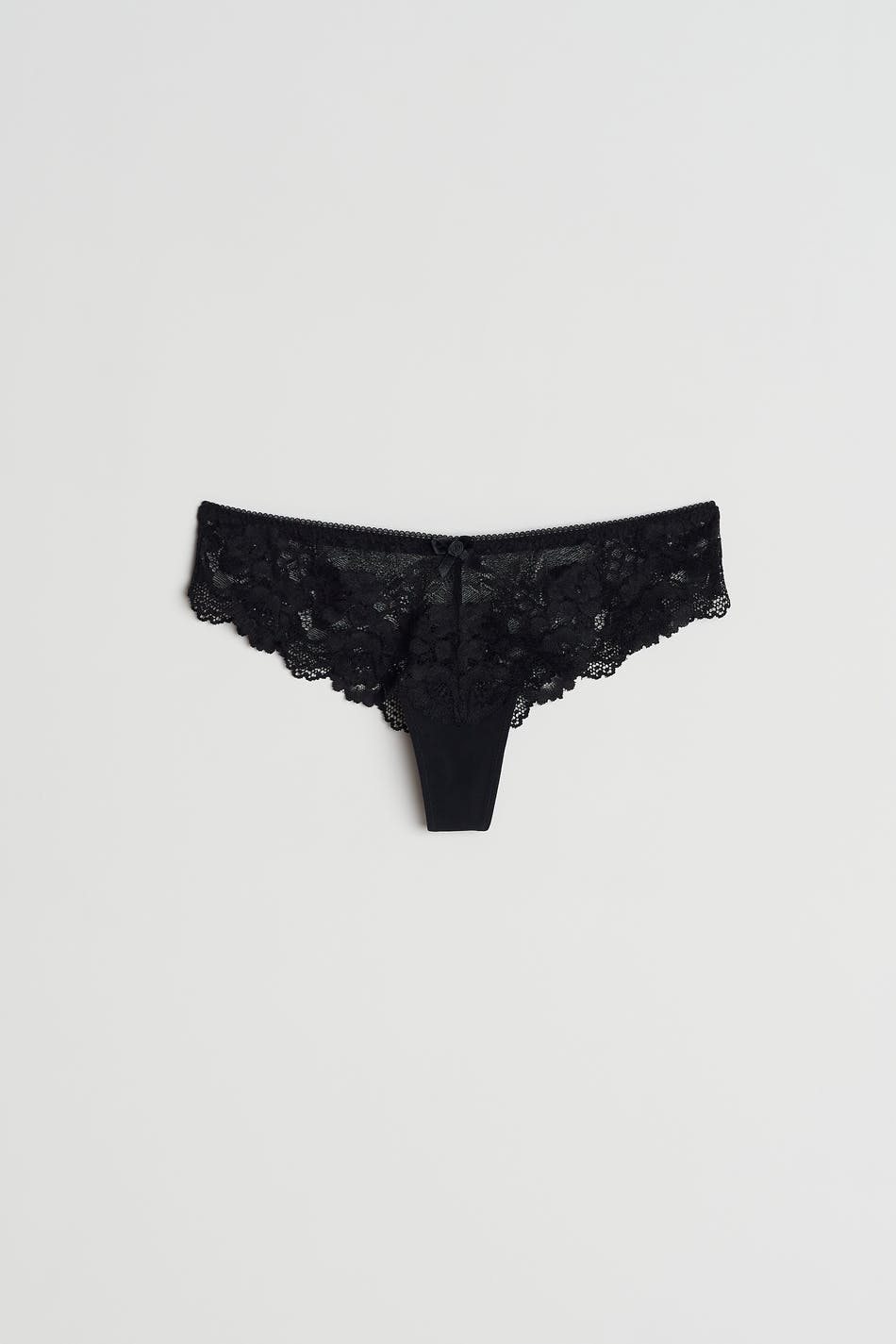 lace string - Blanc