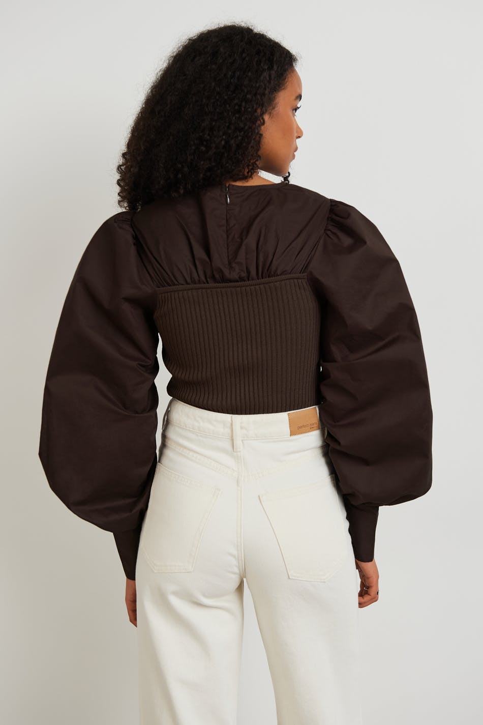 Demi blouse - Chocklate plum