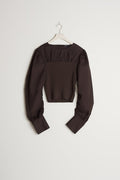 Demi blouse - Chocklate plum