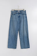 Low wide jeans - Mid blue
