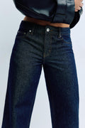 Low wide jeans - Vintage blue