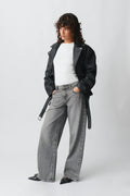 Low wide jeans - Vintage blue
